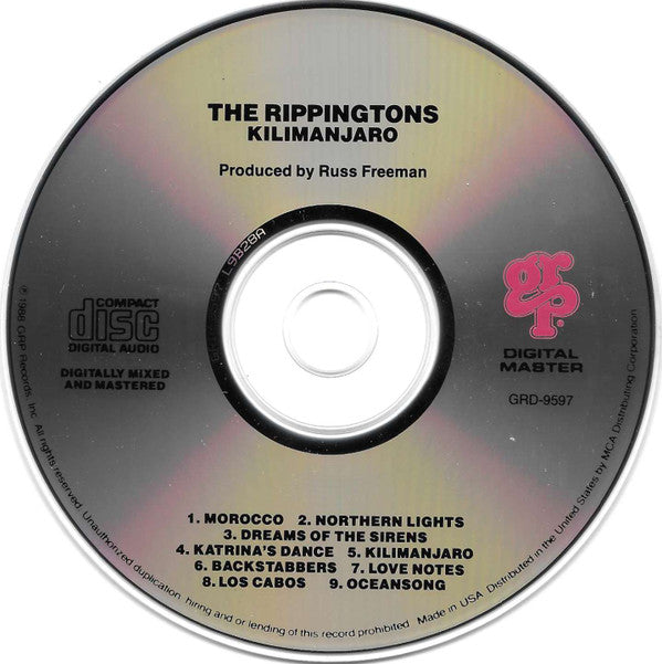 The Rippingtons Featuring Russ Freeman (2) : Kilimanjaro (CD, Album)