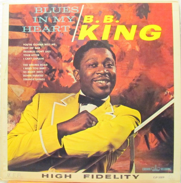 B.B. King : Blues In My Heart (LP, Album, Mono)