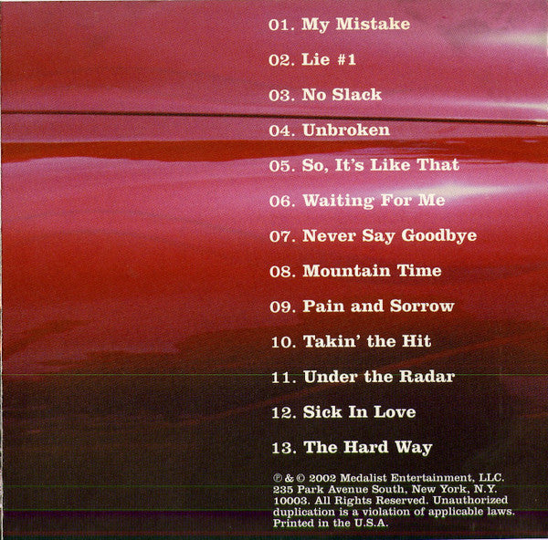 Joe Bonamassa : So, It's Like That (CD, Album, Ltd, Promo)