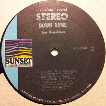 Lou Donaldson : Down Home (LP, Album, RE)