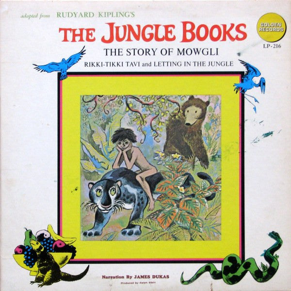 James Dukas : The Jungle Books - The Story Of Mowgli (LP, Album, Mono)