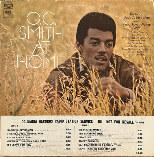 O.C. Smith* : O.C. Smith At Home (LP, Album, Ter)