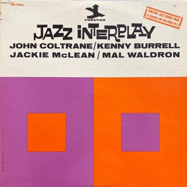 John Coltrane / Kenny Burrell / Jackie McLean / Mal Waldron : Jazz Interplay (2xLP, Comp, Mono, Gat)