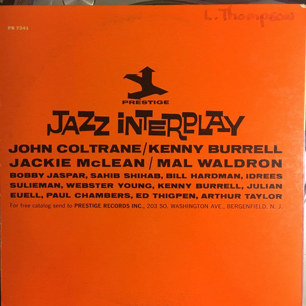 John Coltrane / Kenny Burrell / Jackie McLean / Mal Waldron : Jazz Interplay (2xLP, Comp, Mono, Gat)