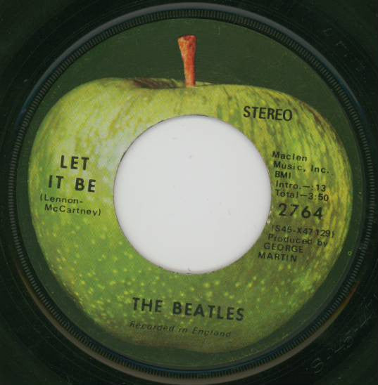 The Beatles : Let It Be / You Know My Name (Look Up My Number) (7", Single, Scr)