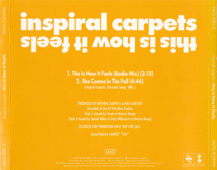Inspiral Carpets : This Is How It Feels (CD, Single, Promo)