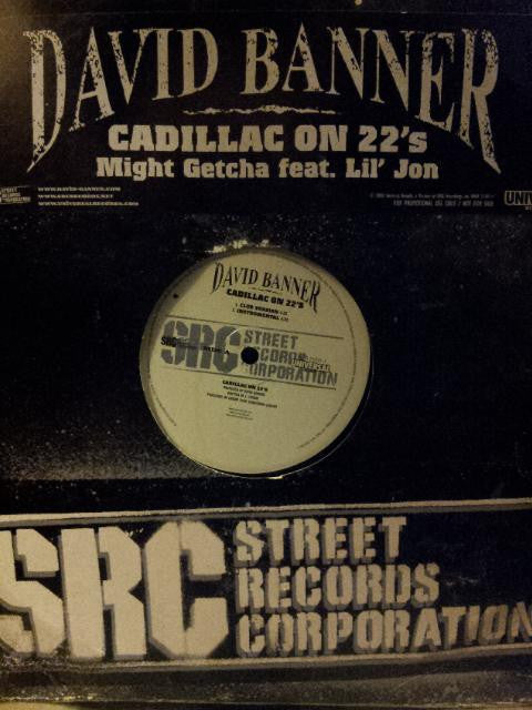 David Banner : Cadillac On 22's (12", Promo)