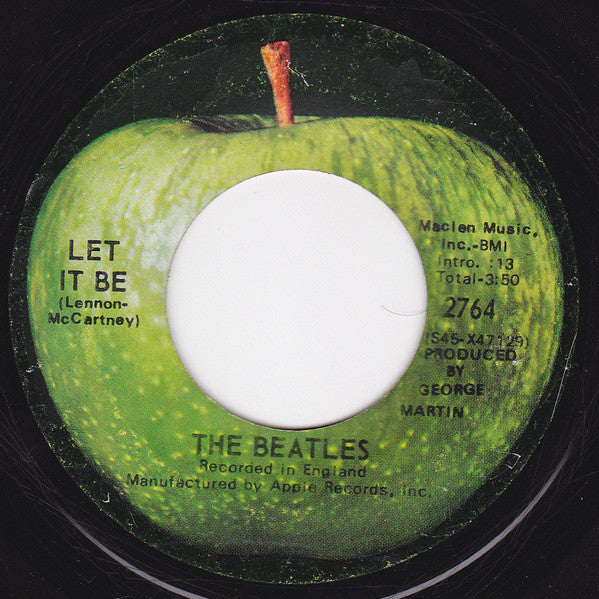 The Beatles : Let It Be / You Know My Name (Look Up The Number) (7", Single, Jac)