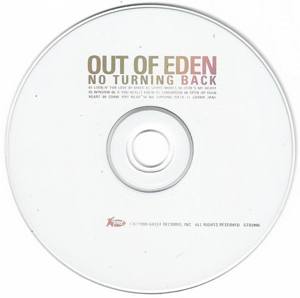 Out Of Eden (2) : No Turning Back (CD, Album)