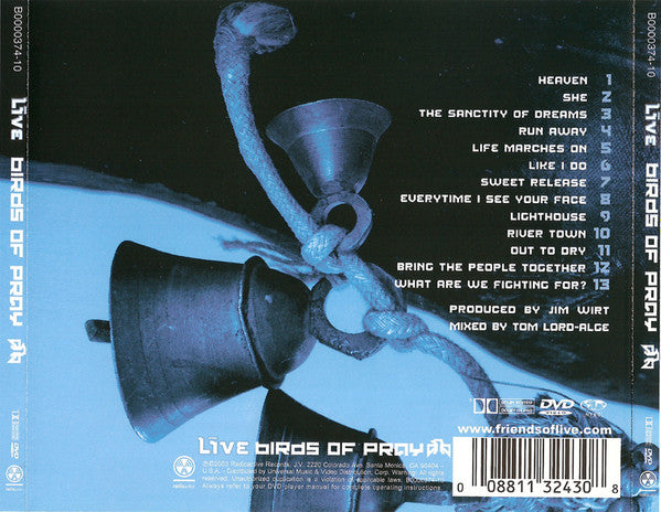 Live : Birds Of Pray (CD, Album, Ltd, Cle + DVD-V, NTSC)