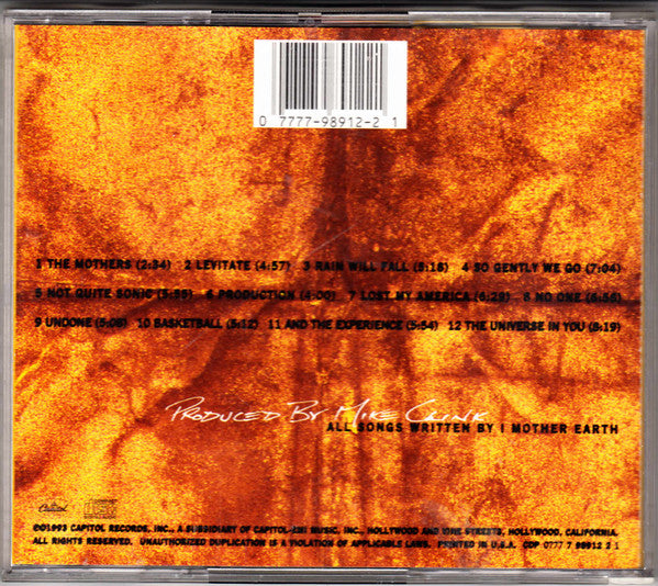 I Mother Earth : Dig (CD, Album, Cap)