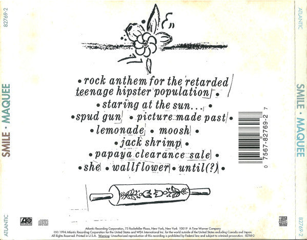 Smile (11) : Maquee (CD, Album, ARC)