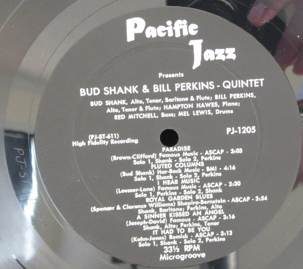 Bud Shank & Shorty Rogers & Bill Perkins : Bud Shank - Shorty Rogers - Bill Perkins (LP, Album)