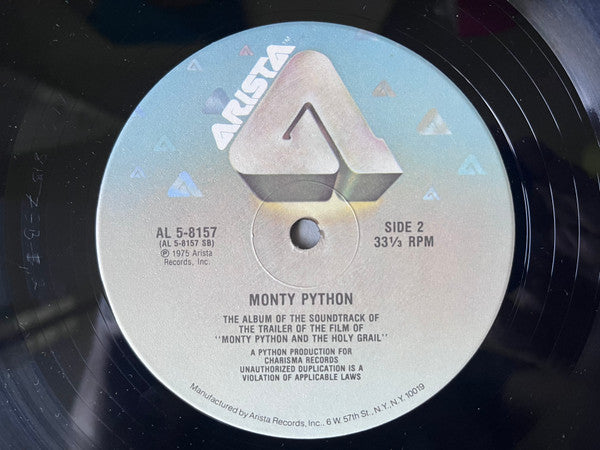 Monty Python : The Album Of The Soundtrack Of The Trailer Of The Film Of Monty Python And The Holy Grail (Executive Version) (LP, Album, RE, Ind)