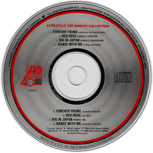 Alphaville : The Singles Collection (CD, Comp)