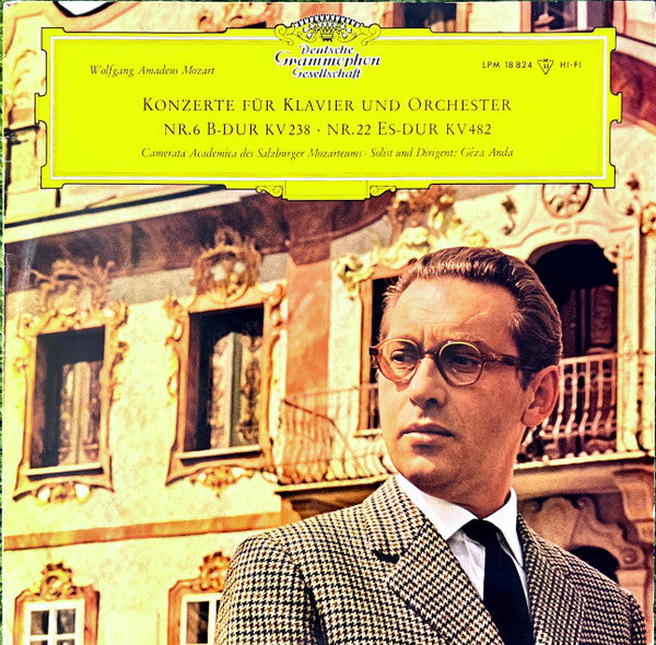 Wolfgang Amadeus Mozart, Géza Anda : Konzerte Für Klavier Und Orchester Nr. 22 Und Nr. 6 (LP, Album, Mono)
