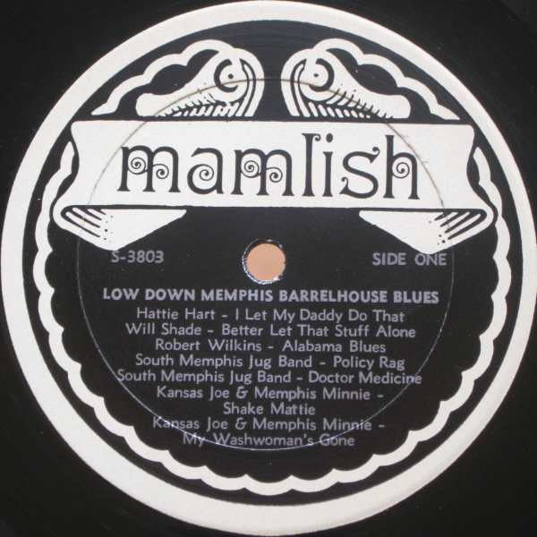Various : Low Down Memphis Barrelhouse Blues (LP, Comp)