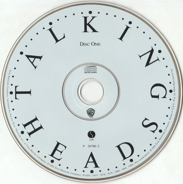Talking Heads : Popular Favorites 1976-1992 Sand In The Vaseline (2xCD, Comp, RM, ARC)