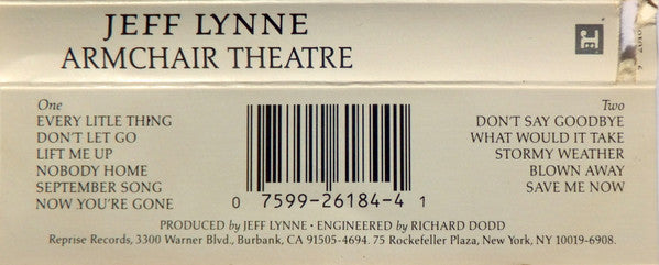 Jeff Lynne : Armchair Theatre (Cass, Album, Dol)