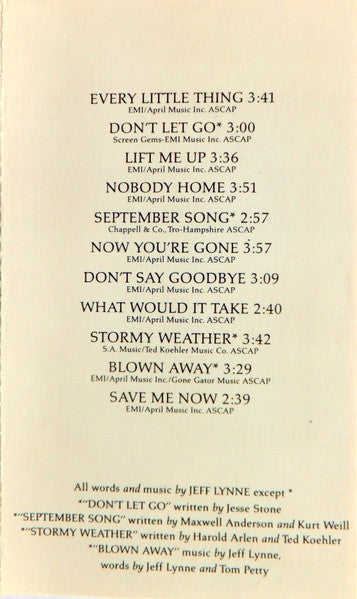 Jeff Lynne : Armchair Theatre (Cass, Album, Dol)