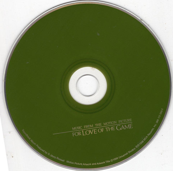 Various : For Love Of The Game (Music From The Motion Picture) (CD, Album, Comp, Enh)