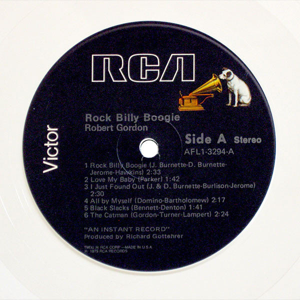 Robert Gordon (2) : Rock Billy Boogie (LP, Album, Ltd, Whi)