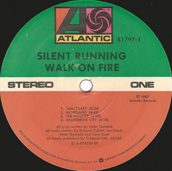 Silent Running : Walk On Fire (LP, Album)