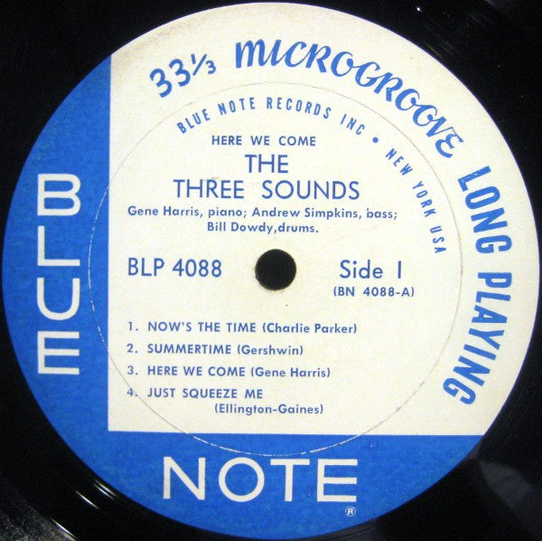 The Three Sounds : Here We Come (LP, Album, Mono)