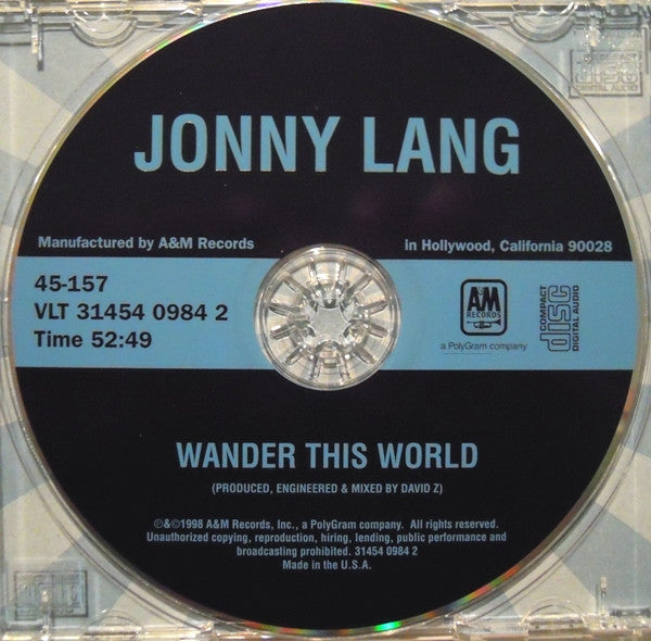 Jonny Lang : Wander This World (CD, Album, RE)