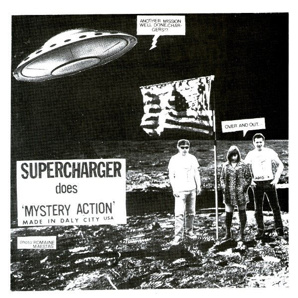 Gas Huffer / Supercharger (3) : Bad Guy Reaction! / Mystery Action (7", RP)