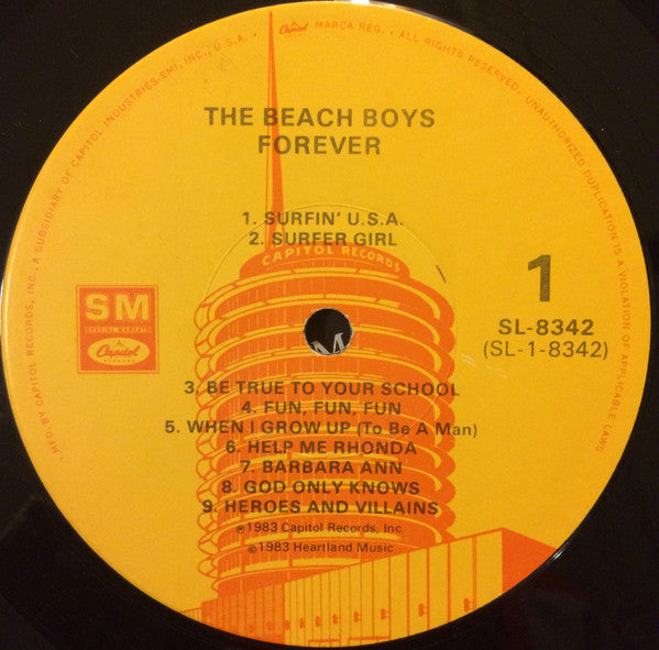 The Beach Boys : Forever (LP, Comp)