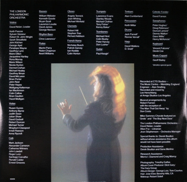 Pia Zadora With The London Philharmonic Orchestra : Pia & Phil (LP, Album, Pit)