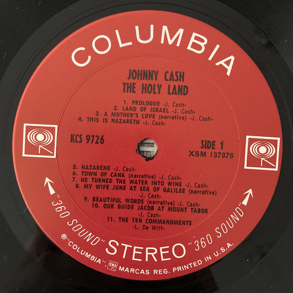 Johnny Cash : The Holy Land (LP, Album, 3D )