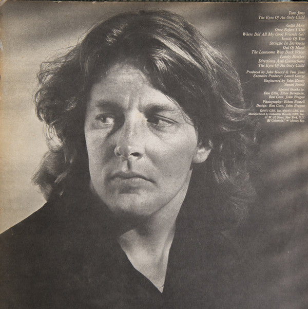 Tom Jans : The Eyes Of An Only Child (LP, Album, San)
