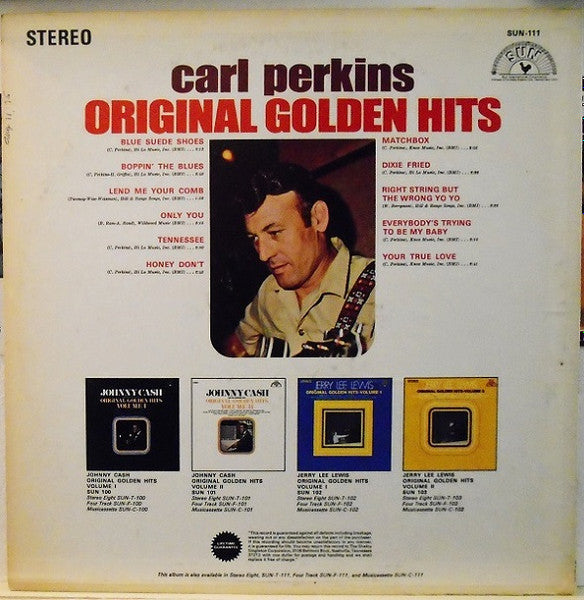 Carl Perkins : Original Golden Hits (LP, Comp)
