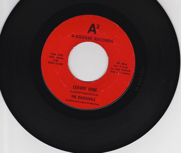 The Rationals : Leavin' Here / Respect (7", Single, Mono)