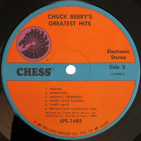 Chuck Berry : Chuck Berry's Greatest Hits (LP, Comp, RE)