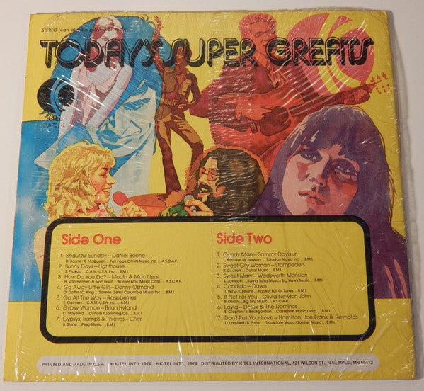 Various : Today's Super Greats Part-1 (LP, Comp, Ltd, RE)