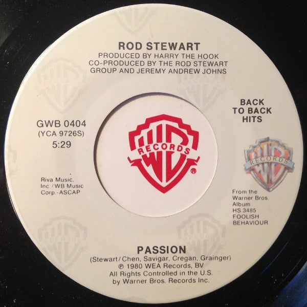 Rod Stewart : Passion / Somebody Special (7", Single)