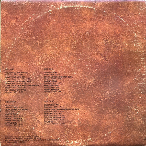 Them (3) Featuring Van Morrison : Them Featuring Van Morrison (2xLP, Comp, Cap)