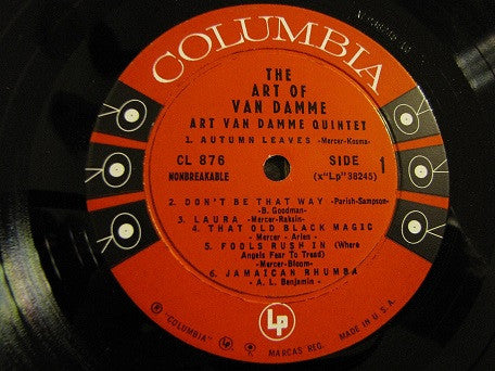 The Art Van Damme Quintet : The Art Of Van Damme (LP, Album)