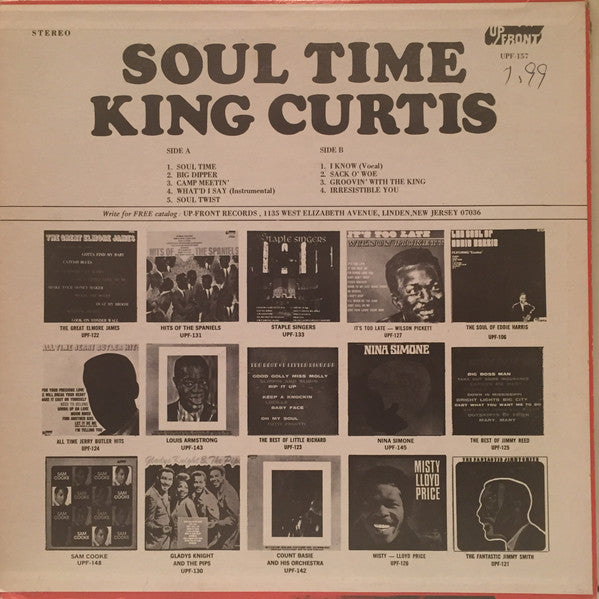 King Curtis : Soul Time (LP, Album)