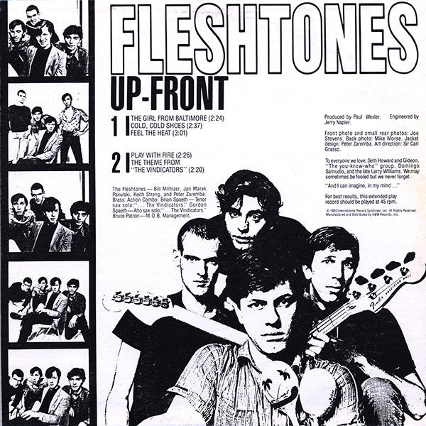 The Fleshtones : Up-Front (12", RCA)