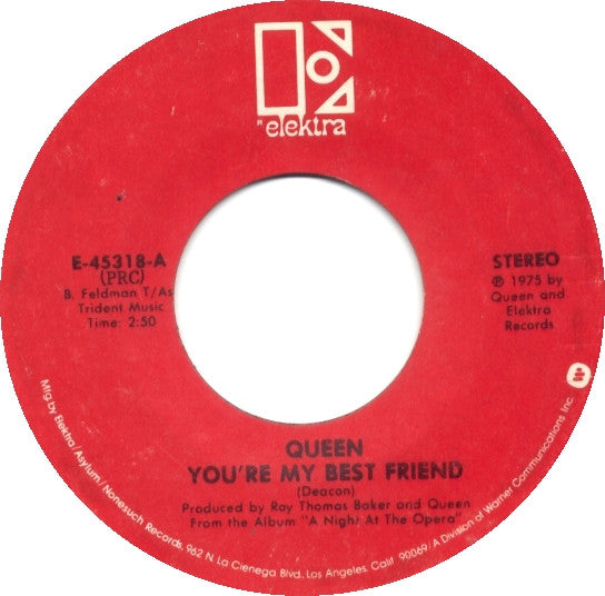 Queen : You're My Best Friend / '39 (7", Single, RE, PRC)