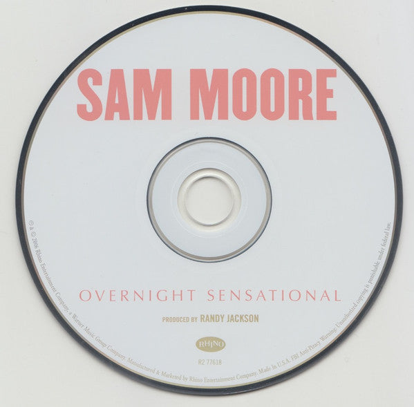 Sam Moore : Overnight Sensational (CD, Album, Dig)