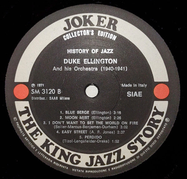 Duke Ellington And His Orchestra : Duke Ellington And His Orchestra 1940-1941 (LP, Comp)