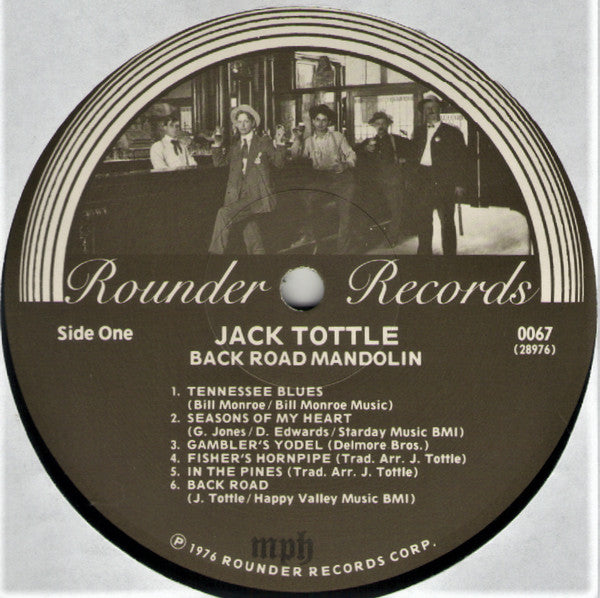 Jack Tottle : Back Road Mandolin (LP, Album)