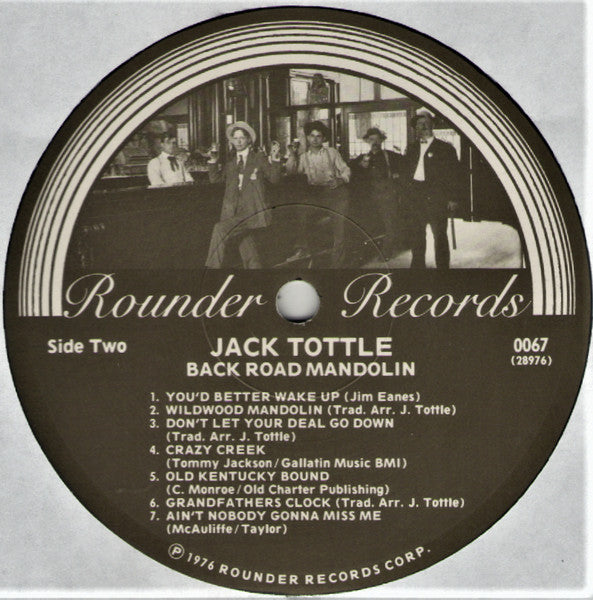Jack Tottle : Back Road Mandolin (LP, Album)