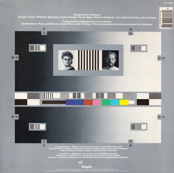 Ian Anderson : Walk Into Light (LP, Album, Car)
