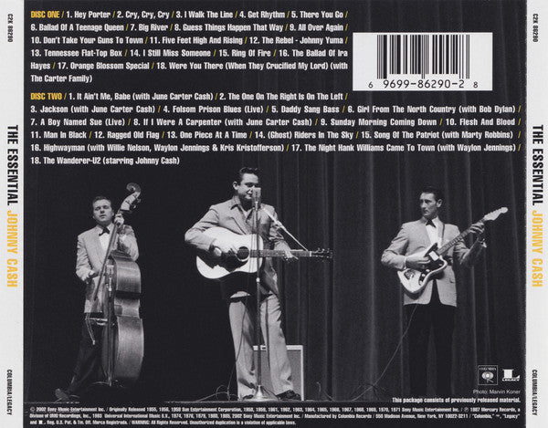 Johnny Cash : The Essential Johnny Cash (2xCD, Comp, Mono, Ltd, RM, Spr)